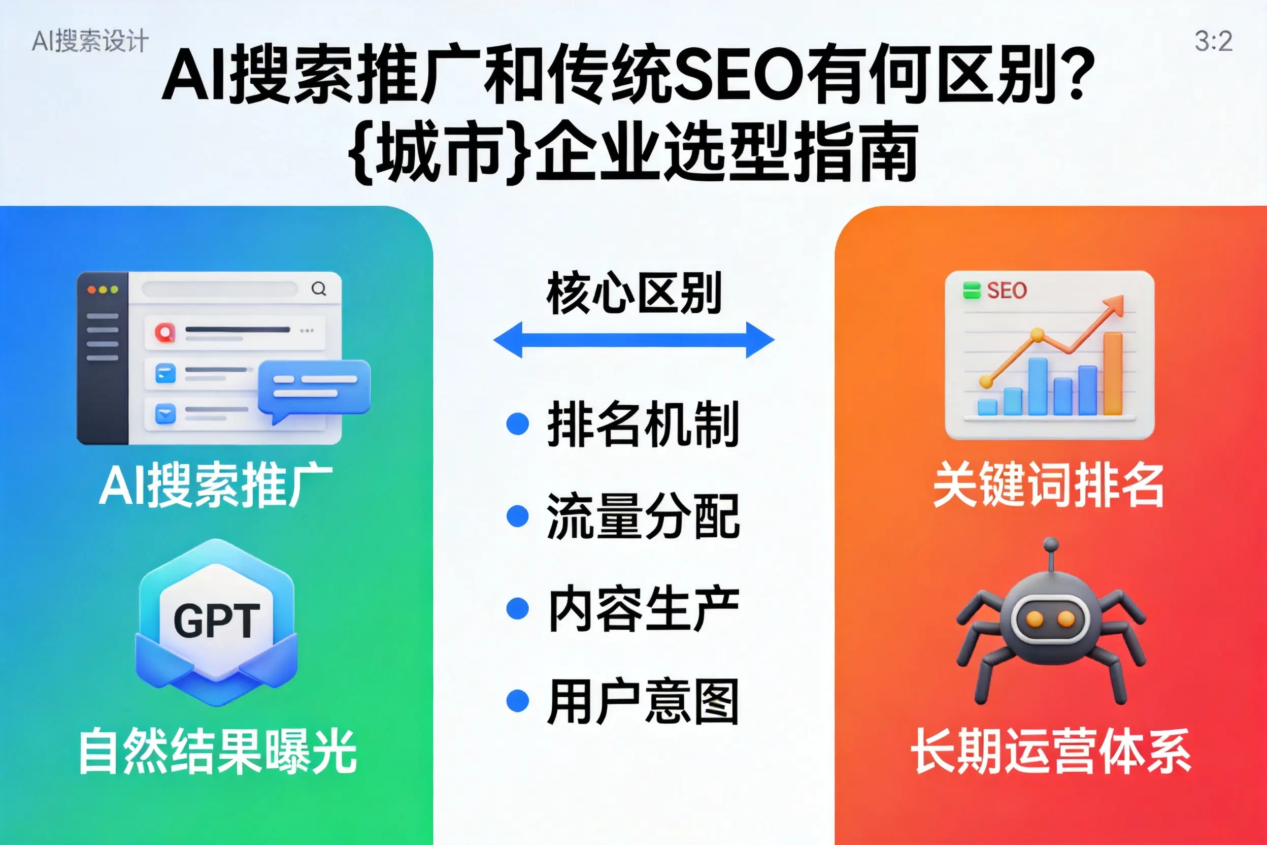 AI搜索推广和传统SEO有何区别？林芝企业选型指南