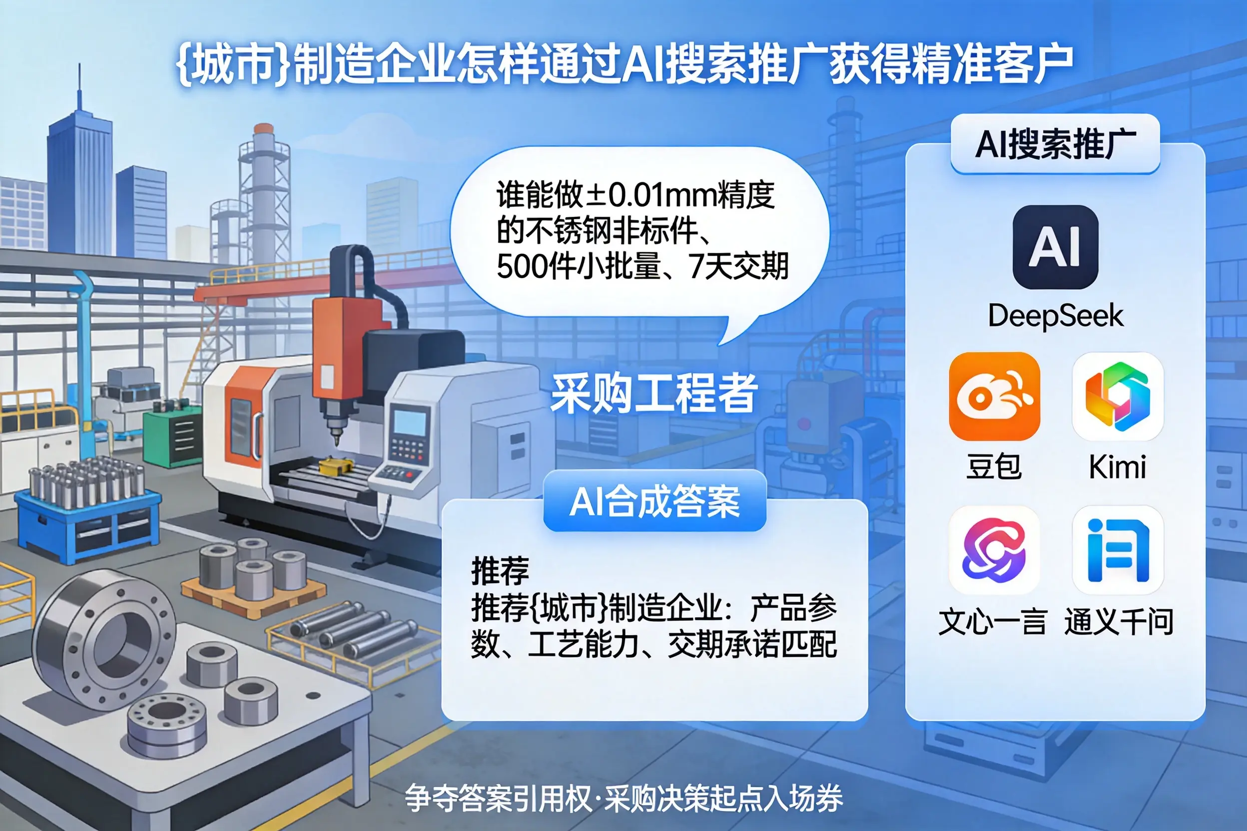 林芝制造企业怎样通过AI搜索推广获得精准客户