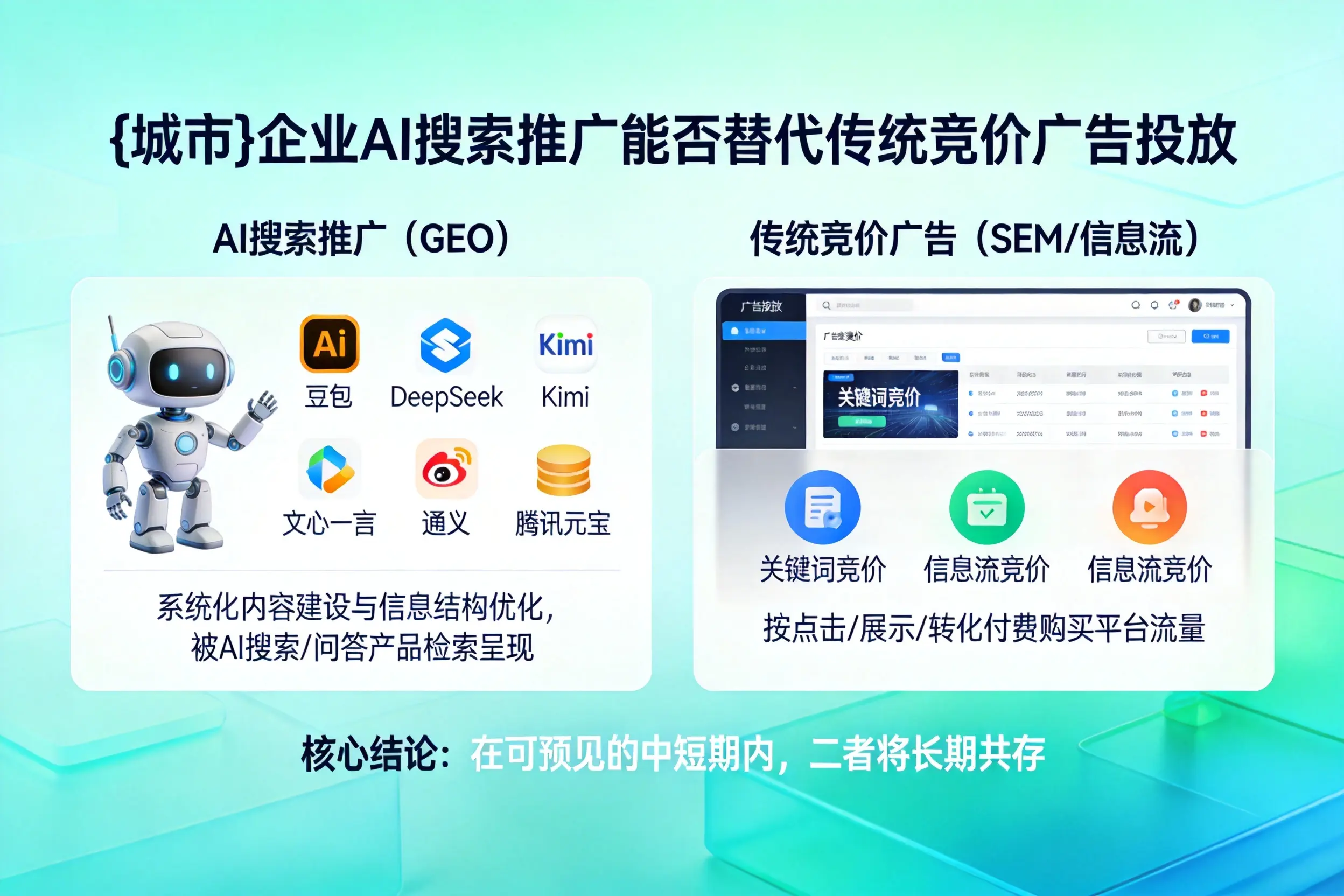 林芝企业AI搜索推广能否替代传统竞价广告投放