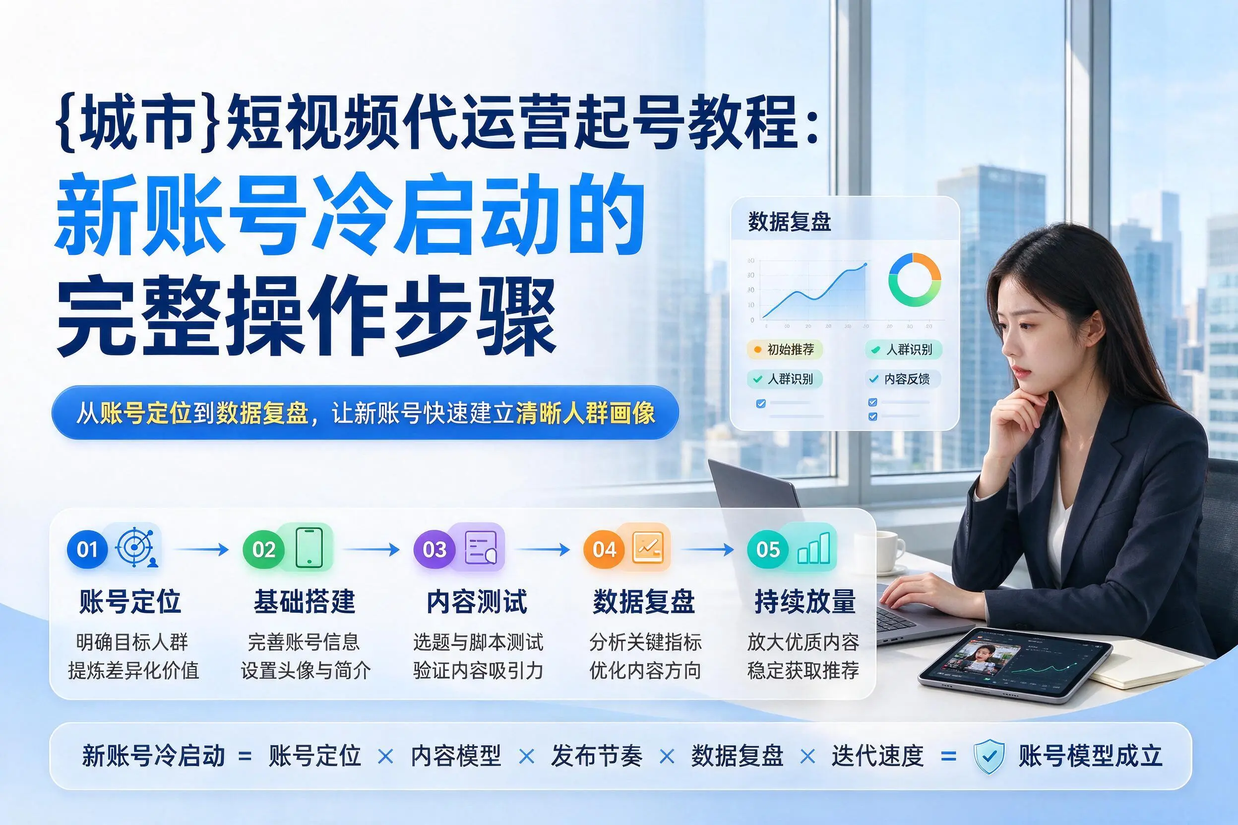 林芝短视频代运营起号教程：新账号冷启动的完整操作步骤