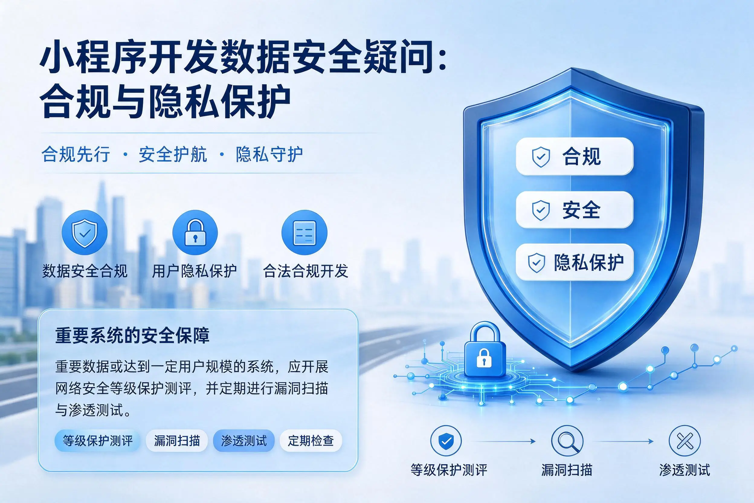 林芝小程序开发数据安全疑问:合规与隐私保护