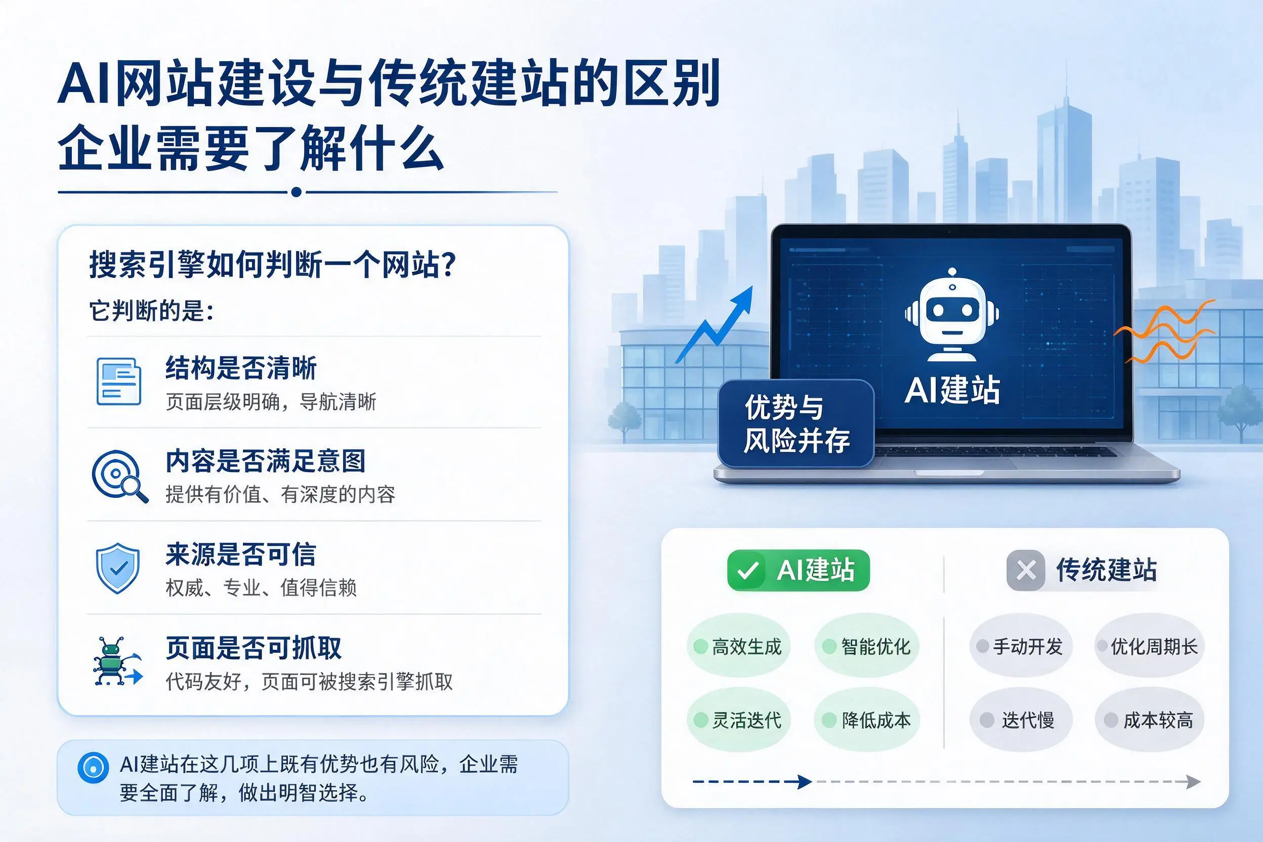 AI网站建设与传统建站的区别,林芝企业需要了解什么