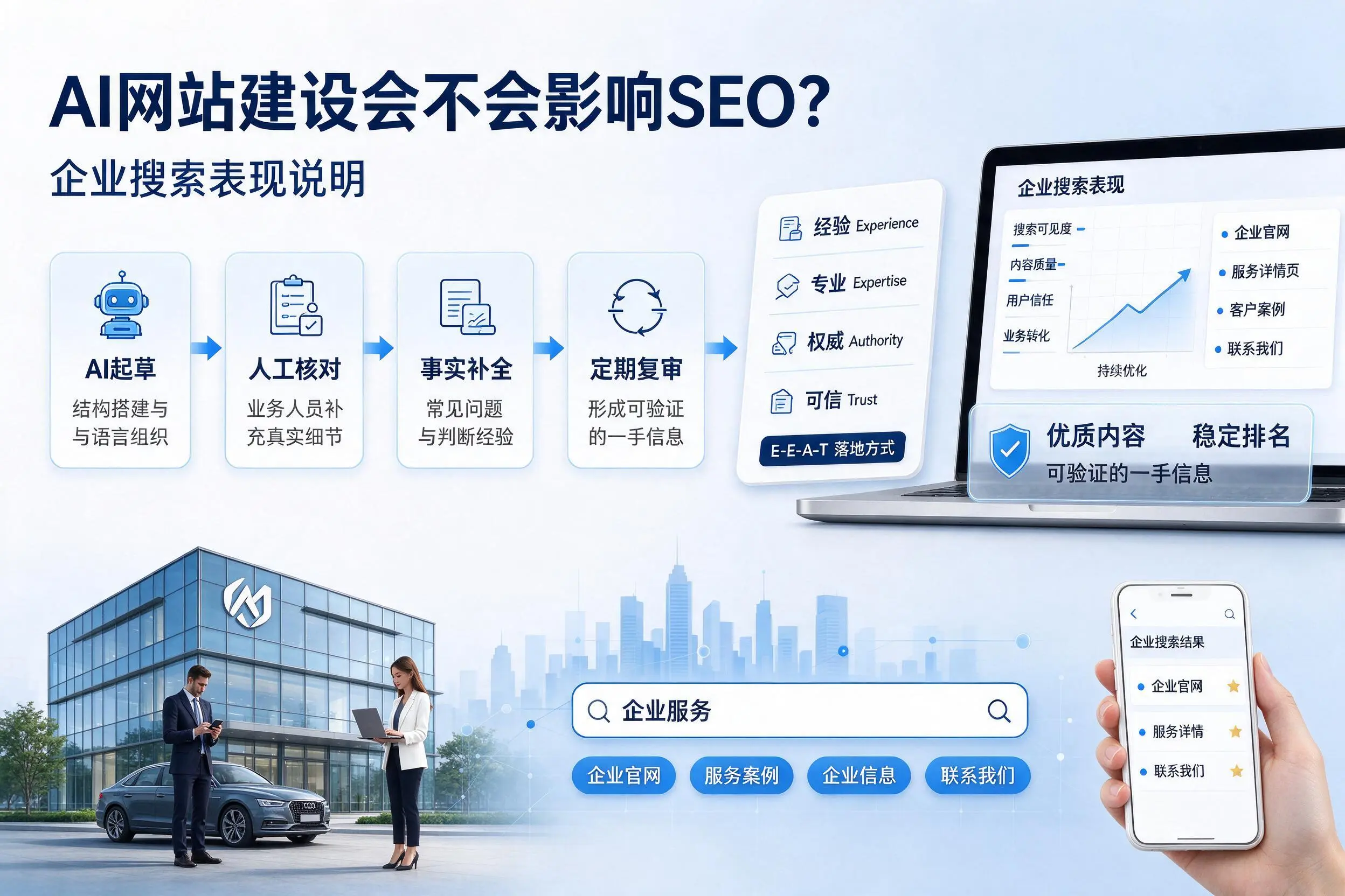 AI网站建设会不会影响SEO？林芝企业搜索表现说明