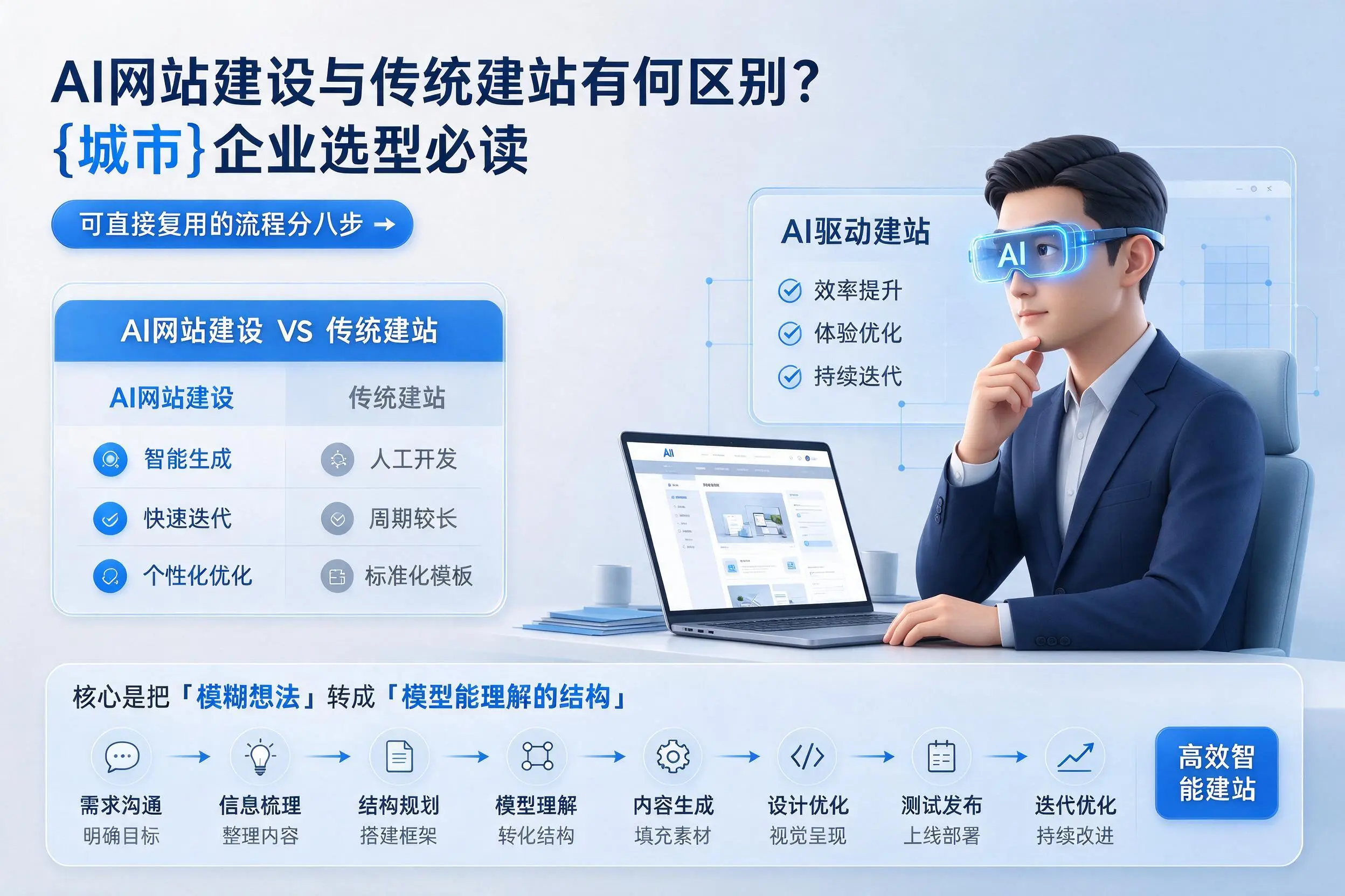 AI网站建设与传统建站有何区别?林芝企业选型必读