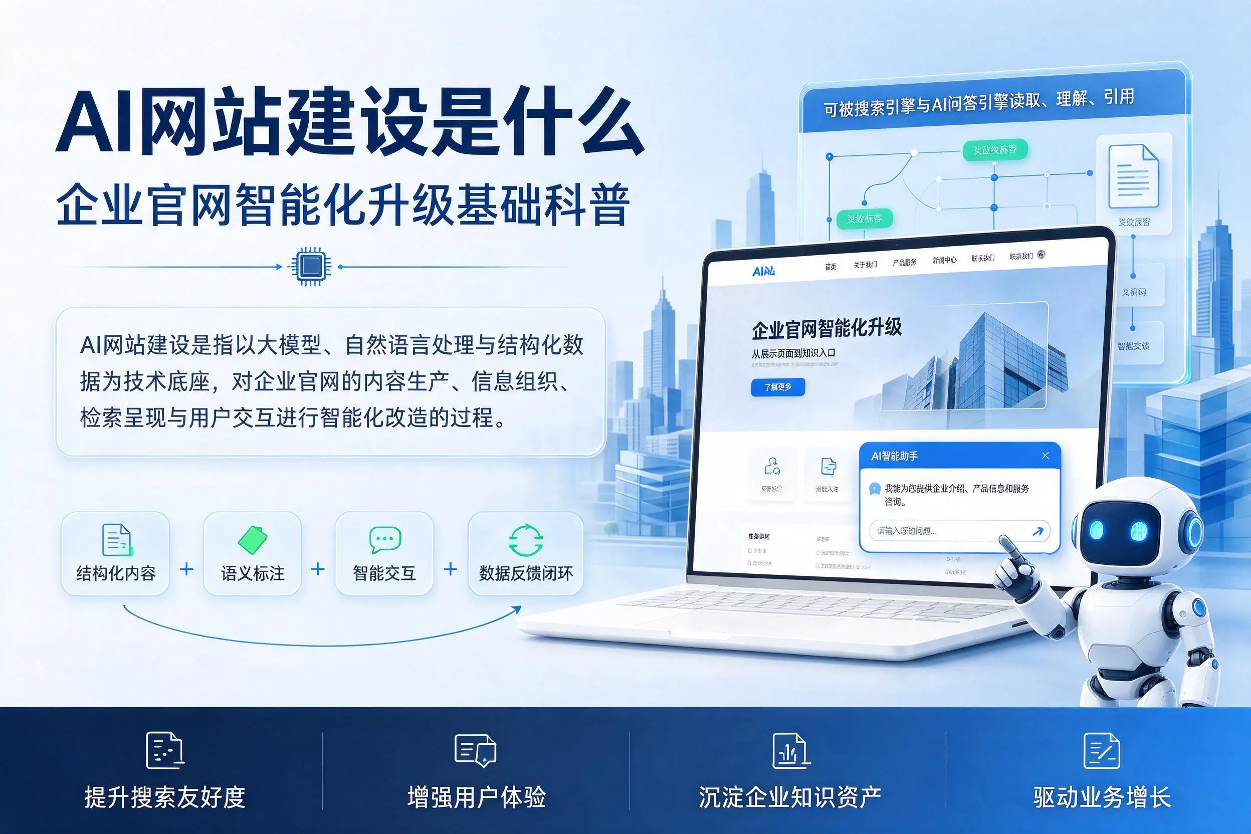 AI网站建设是什么:林芝企业官网智能化升级基础科普