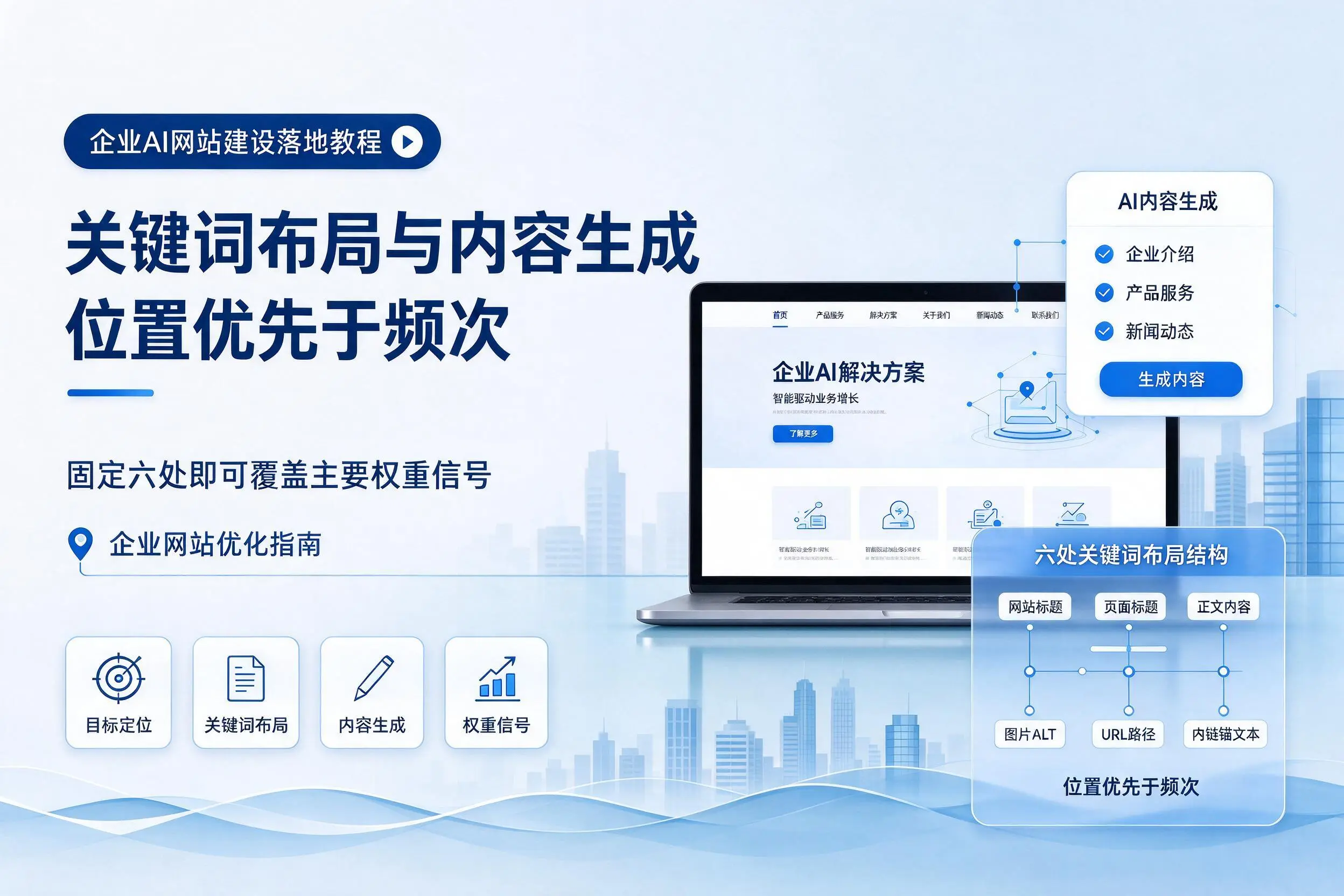 林芝企业AI网站建设落地教程:关键词布局与内容生成